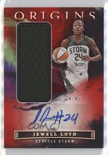 2023 Panini Origins WNBA Jersey Auto Red 14/49 Jewell Loyd #JA-JWL Auto 0o5