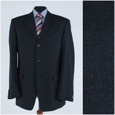 Mens Dark Grey Sport Coat 44L US Size BENVENU...