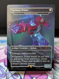 optimus prime mtg card Magic The Gathering Optimus Prime