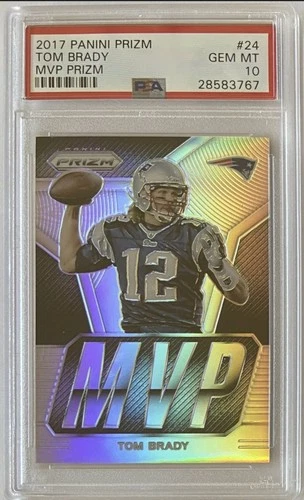 2017 Panini Prizm - Nfl Mvps Tom Brady #24 Silver Prizm