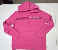 The North Face Pink Pullover Drawstring Long sleeve Hoodie Women s Size Medium