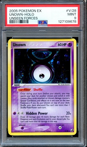 Unown graded PSA 9 for sale on eBay