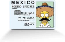 Homero Sanchez Custom Vinyl Credit Card Sticker by CC Wraps
