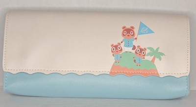 FunLab Animal Crossing Leather Nintendo Switch & 5 Game Carrying Case NWOT
