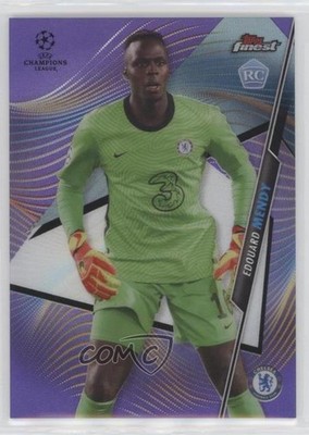 2020 Finest UEFA Champions League Purple Refractor Edouard Mendy Rookie RC 2f4