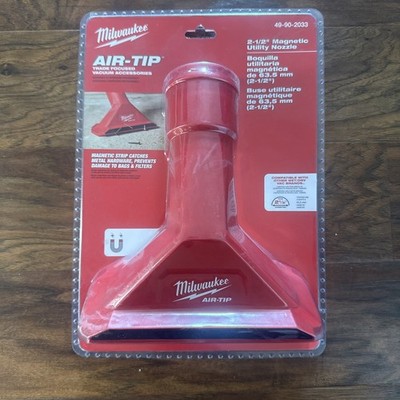 Milwaukee 49-90-2033 AIR-TIP  2 -1/2''  Shop Vacuum Magnetic Utility Nozzle Vac