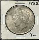 One (1) Peace Silver Dollar   ‘P’