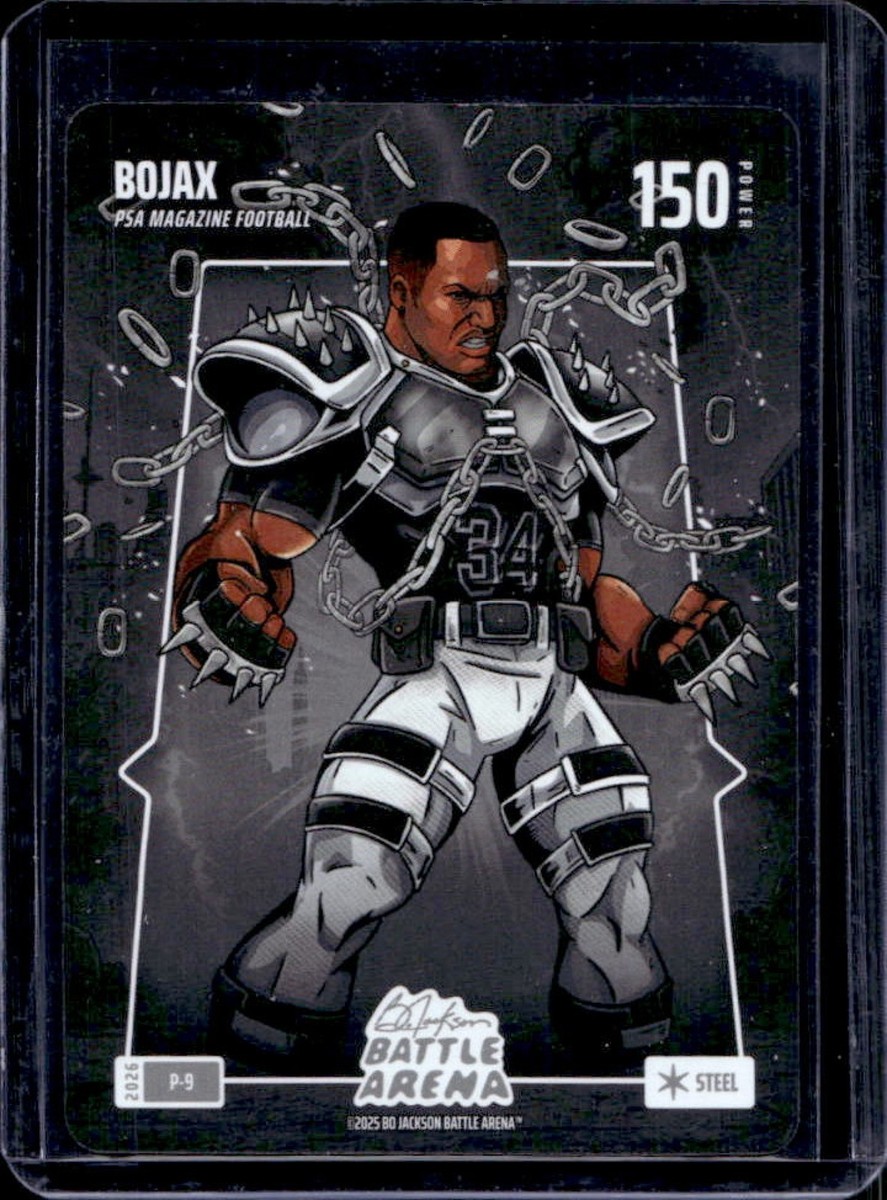2026 Bo Jackson Battle Arena Bojax PSA Magazine Steel #P-9