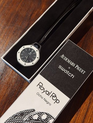 Audemars Piguet X Swatch Royal Pop 2026 Ocho Negro Decorative Watch Artwork