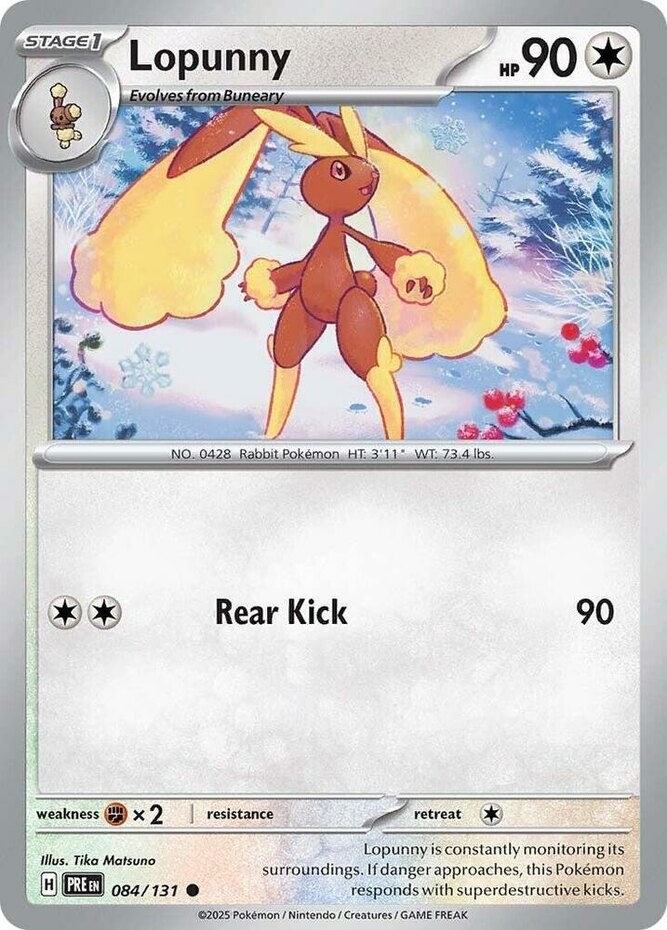 Lopunny - 084/131 - Common NM Prismatic Evolutions