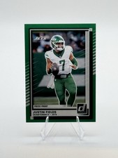 2025 Panini Donruss - Justin Fields #248 Press Proof Green