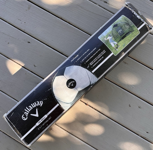 2012 Callaway Golf Tri-Ball 6' x 7' Hitting Net - Complete w/ Box, Stakes, Bag