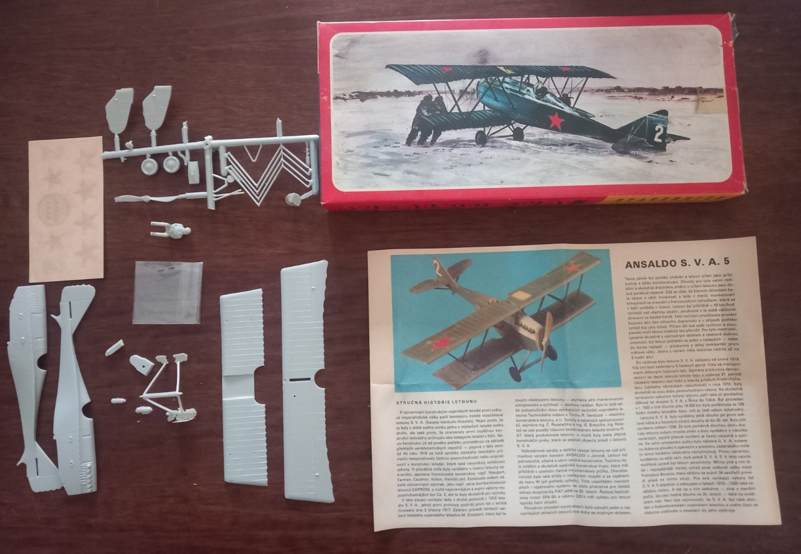 MODEL KIT ANSALDO SVA 5 ART.106 STAVEBNICE SMER
