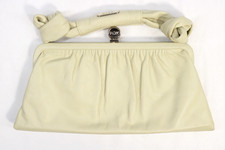 Ri2K Lime Green Clutch Bag With Strap Snap Clasp  29x13cm