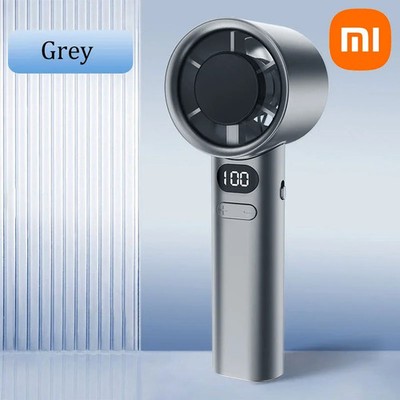 Mini Fan Electric Hand Fans  Portable LED Digital Display