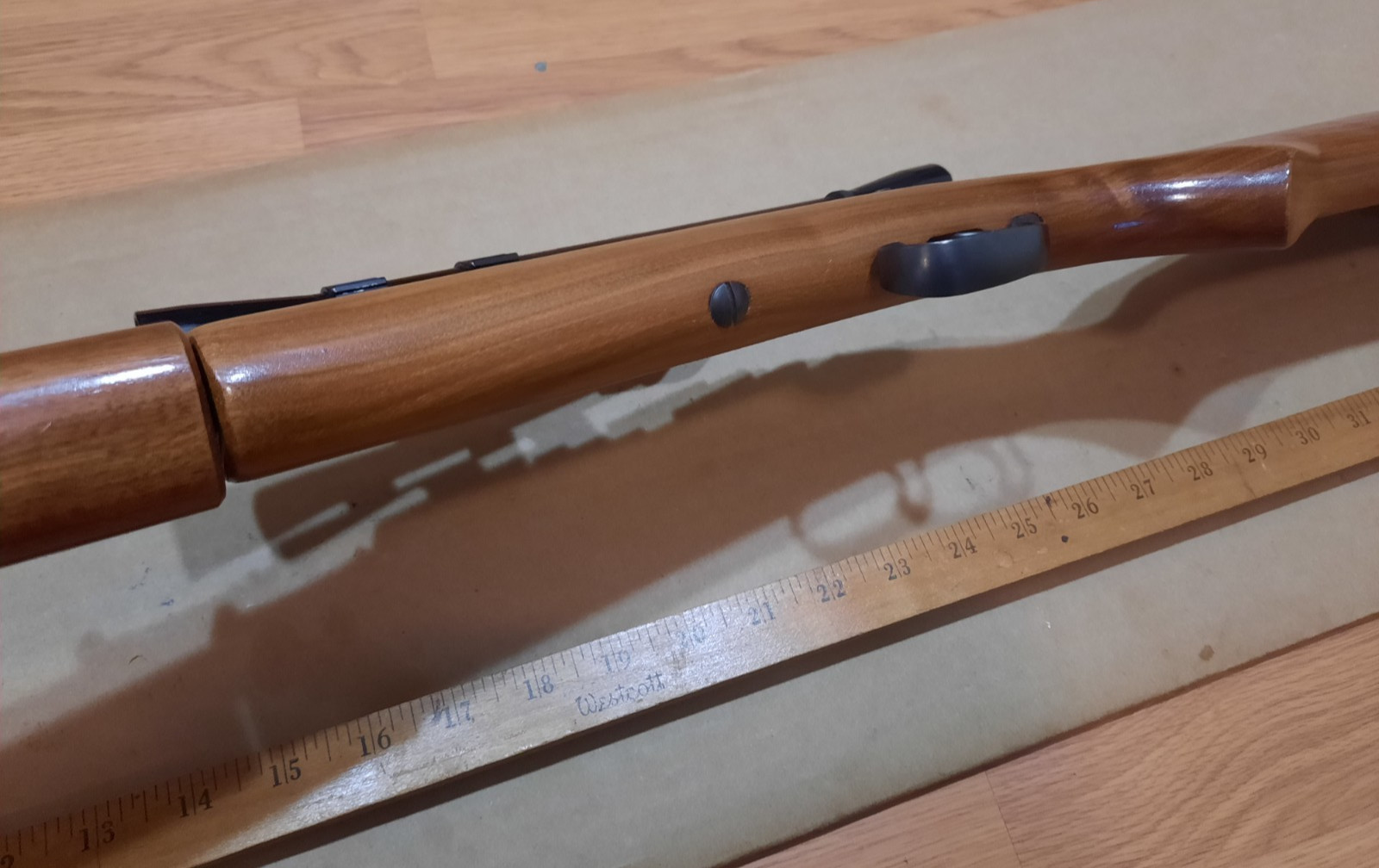 Sheridan C Series  5MM Pellet Gun Wood Stock W/ Scope