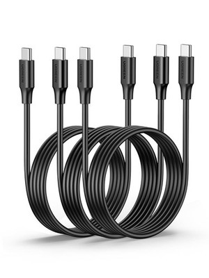 USB C Kabel 60W 1M 3 Stück Ladekbabel USB C auf USB C 3 Pack PD 3,0 PPS kompa...