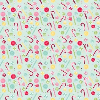 Baumwollstoff Zuckerstangen Weihnachten Weiß Riley Blake Doodlebug ab 25x110cm