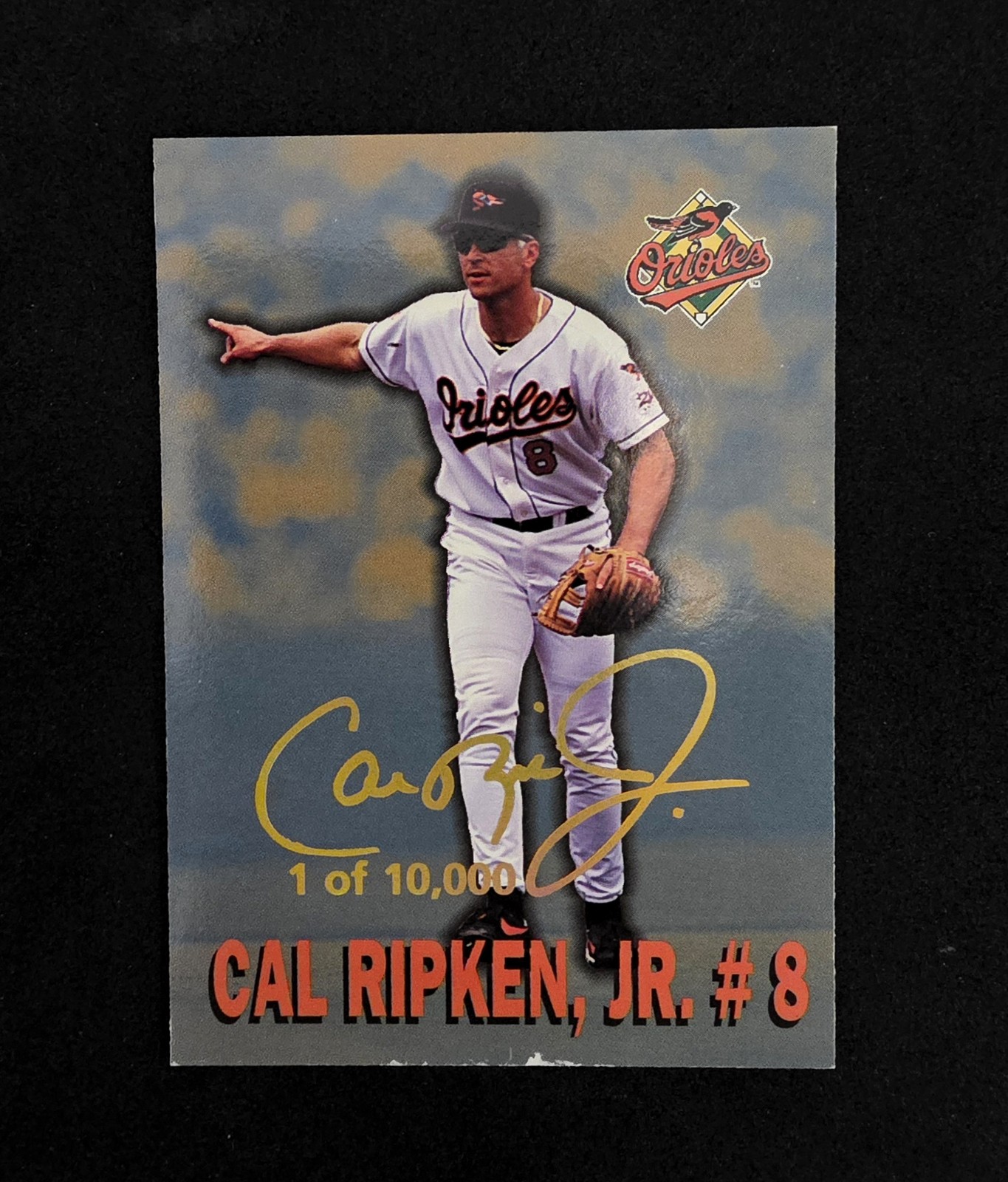 1997 Burger King Cal Ripken Jr. #6 Gold Signature 1/10000 HOF Orioles