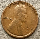 1918-S  Lincoln Wheat Cent - [F] Fine - Better Grade ~ B542