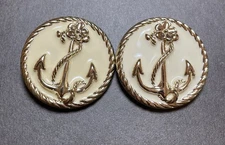 Lindsay Phillips Shoe Snaps Boat Anchor Nautical Theme