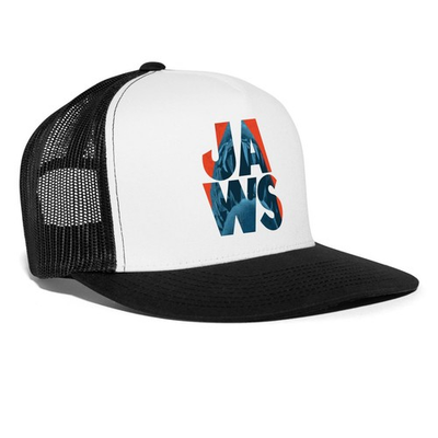#ad Jaws Shark Logo Trucker Hat $22.99