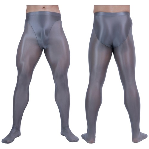 Herren Strümpfe Ölfuß Strumpfhose Nachtwäsche Pantyhose Kompression transparent Mesh - Bild 12 von 35