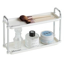 3.54 Inch Desktop 2-Layer Storage Rack  Countertop Storage Shelf for Bathroo...