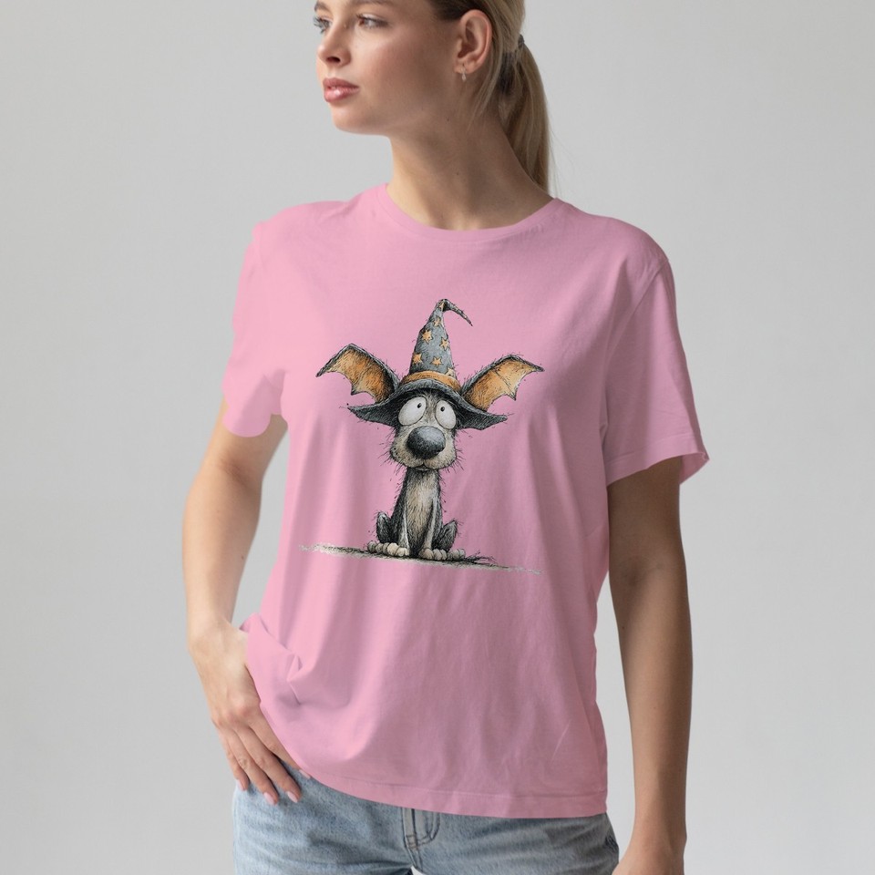 DALANE Halloween Acrilico Carino Zucca Carino Cane Orecchini Carlino Goccia Cappello Strega Cucciolo Gioielli per Donne Ragazze Cani Amanti Regali Bomboniere Partito (Carlino
