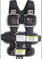 Lightweight Portable Car Seat RideSafer S Black Small Compact