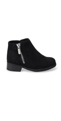 New Toddler Girls Jumping Beans Ankle Boots size 9 Black Everyday Dress NWT