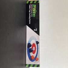 New in Package Table Top Curling Game 120 X 28cm Mat Elite Sports Equipment