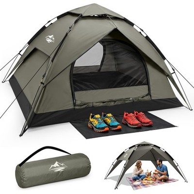 2-3 Personen Campingzelt, Instant Pop Up Zelte für Camping - 40er Jahre Automatik Easy