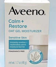 Aveeno Calm + Restore Oat Gel Moisturizer, Sensitive Skin, 1.7 oz 