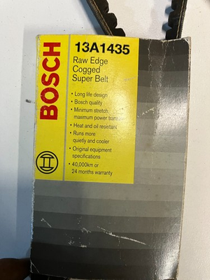 #ad Bosch 13A1435 Raw Edge Cogged Super V Belt Fan Drive NOS Holden Commodore AU $46.00
