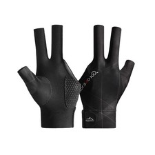 1 Pair Snooker Glove Billiard Cue Glove Left Hand Pool Three Finger Open Gloves