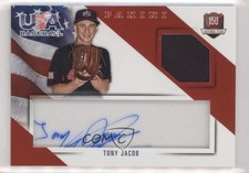 2015 Panini USA Baseball Jersey Signatures 42/98 Tony Jacob #21 Auto 0a2