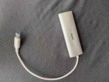 StarTech.com 3 Port Portable USB 3.0 Hub plus Gigabit  ST3300G3UA