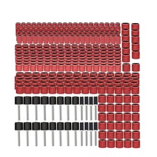 384PCS Drum Sanding Kit For Dremel Nail Drill Bits Accessories Rotary Tool Set A