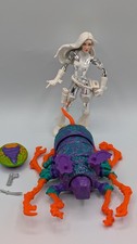 Figura de acción Silver Sable Spider-Man Sneak Attack Bug Busters 4" ToyBiz 1998