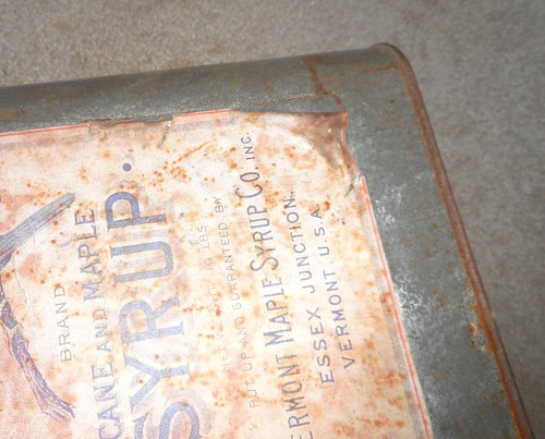 EARLY SUGAR BIRD CANE MAPLE SYRUP ESSEX JUNCTION VERMONT VT SYRUP CAN - Picture 9 of 10