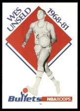 1990-91 Hoops Wes Unseld Washington Bullets #344