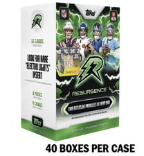 2025 TOPPS RESURGENCE FOOTBALL 40-BOX VALUE BLASTER CASE NFL Brand New Sealed