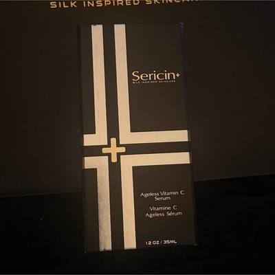 Sericin+ Ageless Vitamin C Face Serum w/ Silk Protein Sericin 1.2 oz