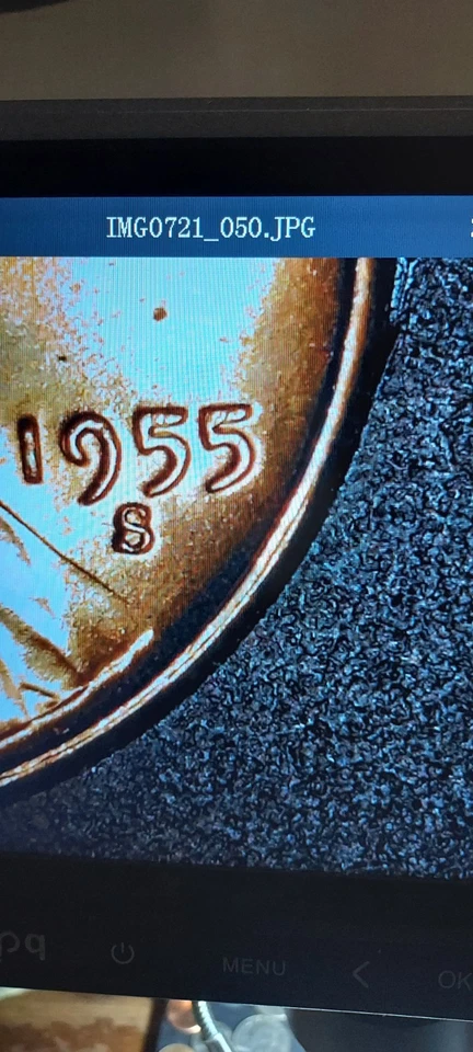¡Centavo de trigo Lincoln S 1955 doble matriz anverso!!muy limpio"DDO-001 DD001 BU L5 Foto 3 de 4