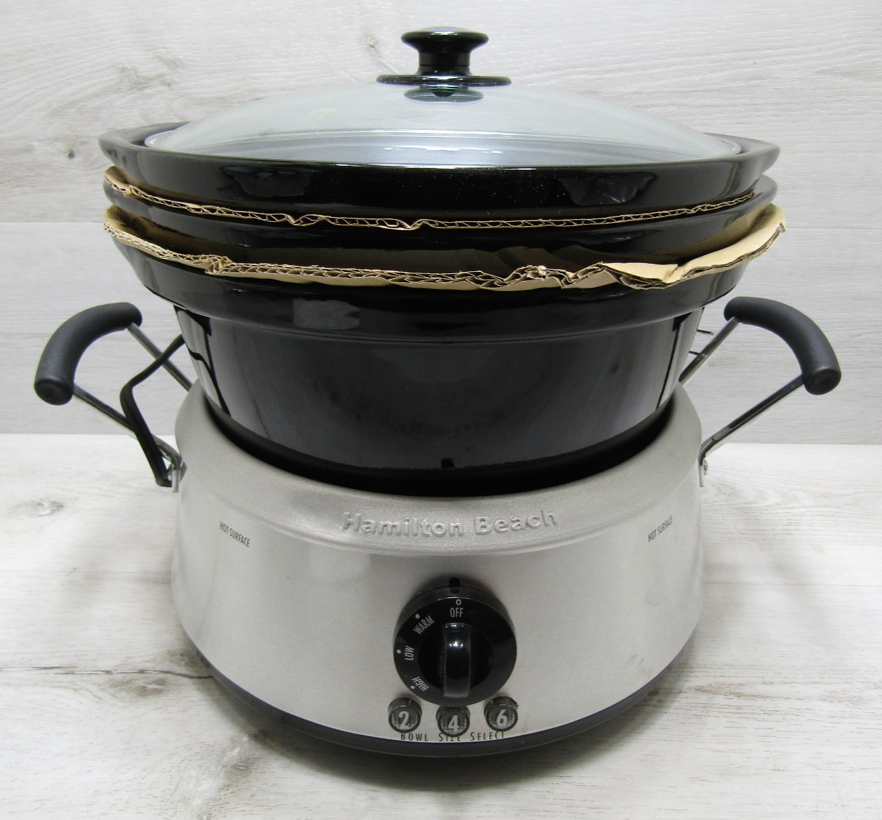 Hamilton Beach 3-in-1 Slow Cooker Model 33135 with Black Cro