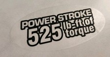 Power Stroke 525 Lb-ft Of Torque Window Decal 7.3l Powerstroke