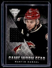 2013-14 Panini Titanium Game Worn Gear Martin Hanzal #GG-MHZ