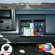 Carplay Android Auto Single 1din Car Gps Navi Radio For 1988-1994 Chevy C1500