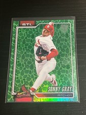 2026 Topps Series 1 SONNY GRAY # 40 Easter Green Foil SP Red Sox / Cardinals